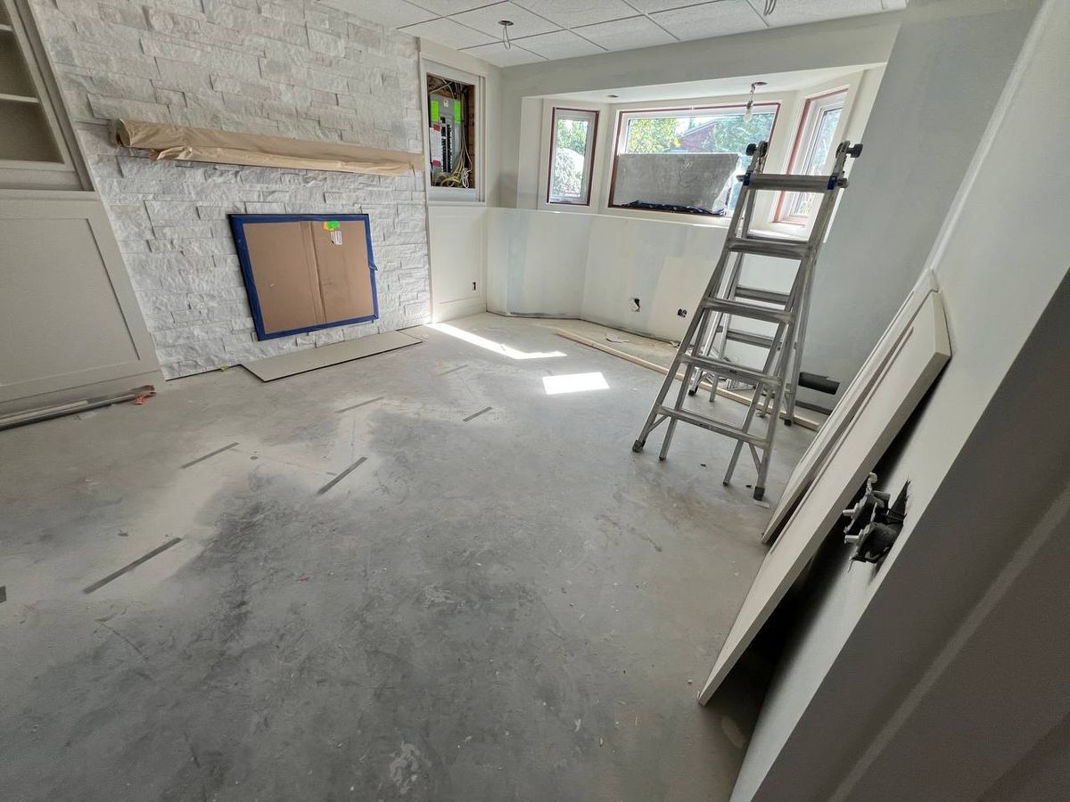 Basement Suite Finish — before